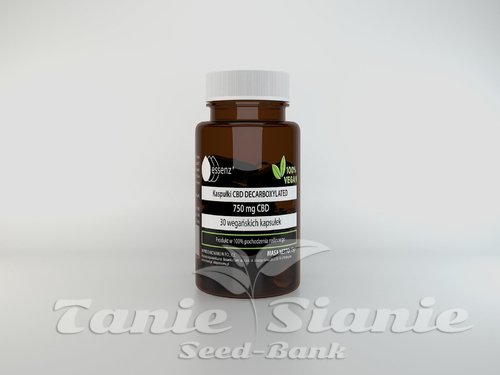 Kapsułki CBD z olejem konopnym 750 mg