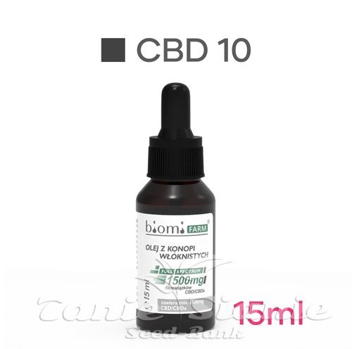 Olej z konopi włóknistych FULL SPECTRUM 1500mg premium D 15ml