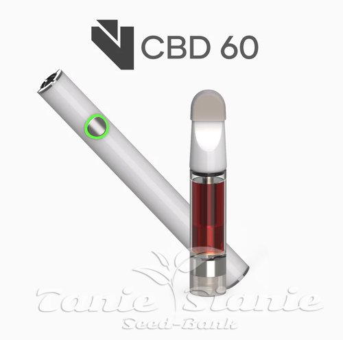 Zestaw VAP CBD - Aerozolowy wkład CBD 60% (kartridż ok. 450 wdechów) + bateria